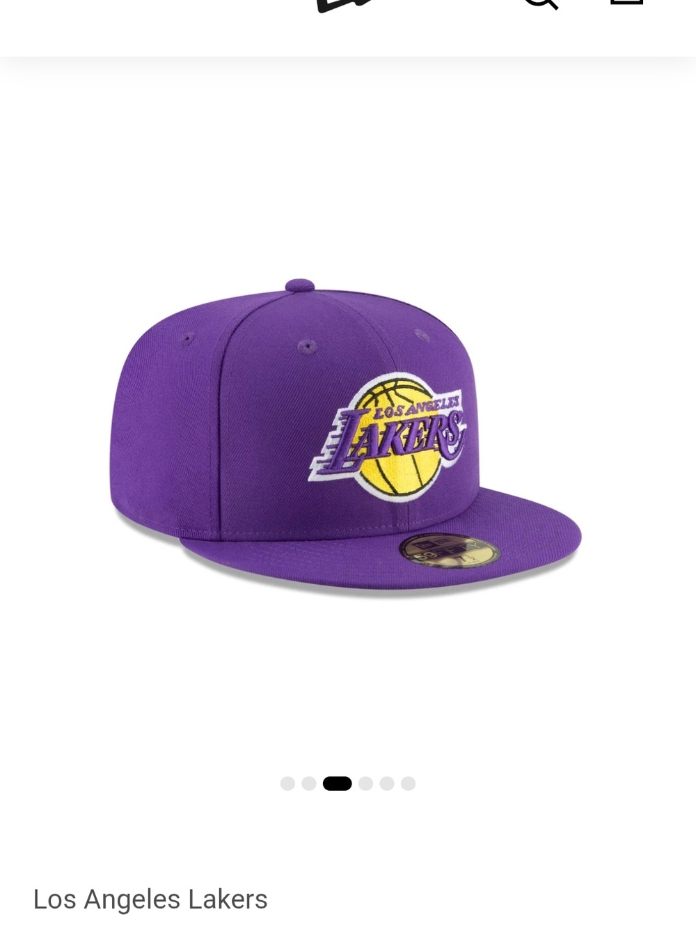 New Era Purple and Yellow 59FIFTY Fitted Cap
